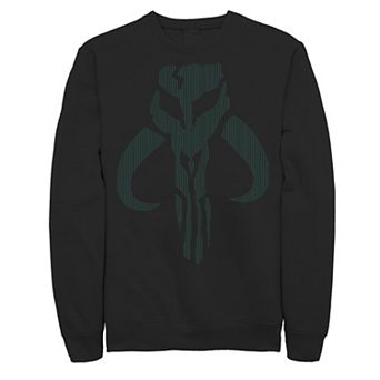 Men's Star Wars: The Mandalorian Striped Logo Sweatshirt