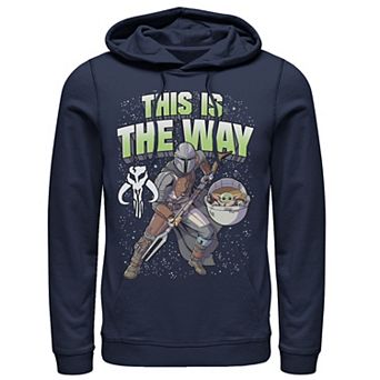 Men's Star Wars: The Mandalorian This Is The Way Action Pose Hoodie