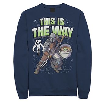 Men's Star Wars: The Mandalorian This Is The Way Action Pose Sweatshirt