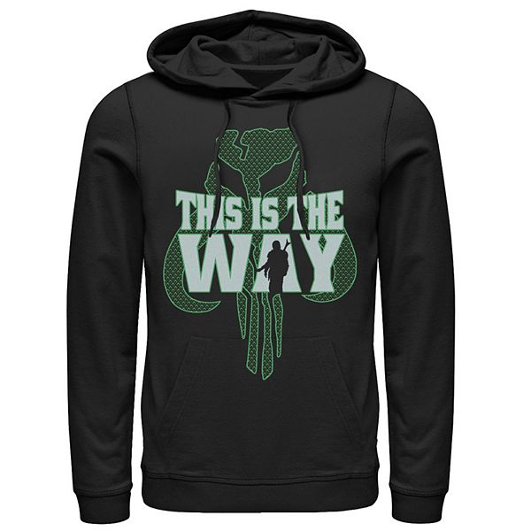 Men's Star Wars: The Mandalorian This Is The Way Logo Silhouette Hoodie