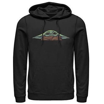 Men's Star Wars: The Mandalorian The Child Big Face Hoodie