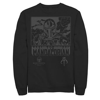 Men's Star Wars: The Mandalorian Outline Poster Sweatshirt