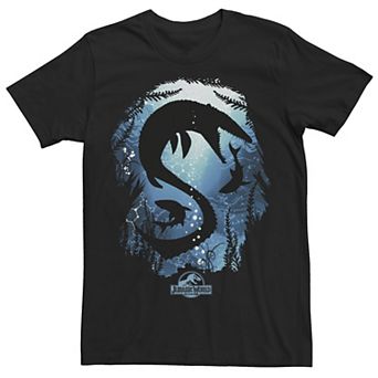 Big & Tall Jurassic World Megalodon Silhouette Tee