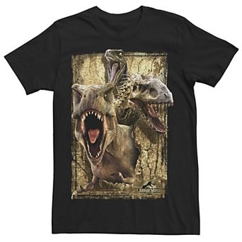 Big & Tall Jurassic World T-Rex Indominus Rex & Raptor Tee