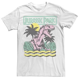 Big & Tall Jurassic Park Vintage T-Rex Roar Retro Tee