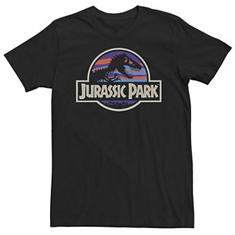 Big & Tall Jurassic Park Gradient Sand Logo Tee