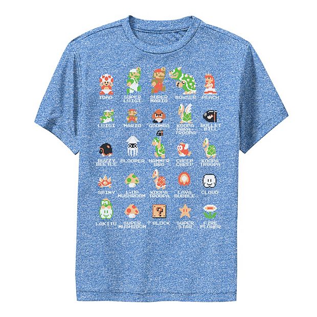 8 bit mario shirt hotsell