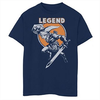Boys 8-20 Nintendo Zelda Link Warrior Stance Legend Tee