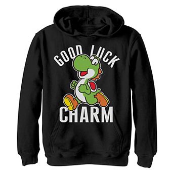 Boys 8-20 Nintendo Super Mario St. Patty's Yoshi Good Luck Charm Sweatshirt