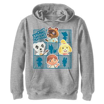 Boys 8-20 Animal Crossing Group Shot Grid Sweatshirt