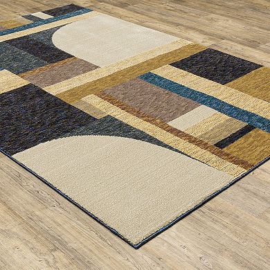 StyleHaven Sutton Contemporary Mega Geo Rug