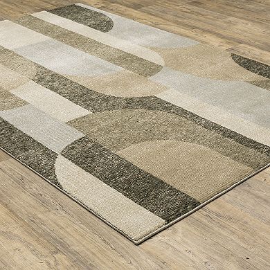StyleHaven Sutton Contemporary Geo Oval Rug