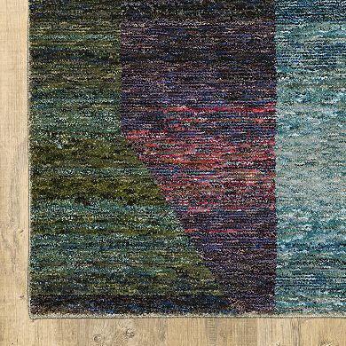 StyleHaven Sutton Contemporary Fading Geo Rug