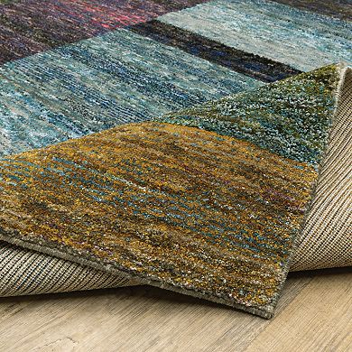 StyleHaven Sutton Contemporary Fading Geo Rug