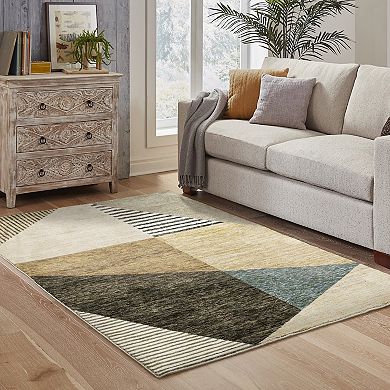 StyleHaven Sutton Contemporary Geo Triangle Rug