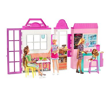 Barbie Cook 'N Grill Restaurant Fashion Dolls and Accessories Set