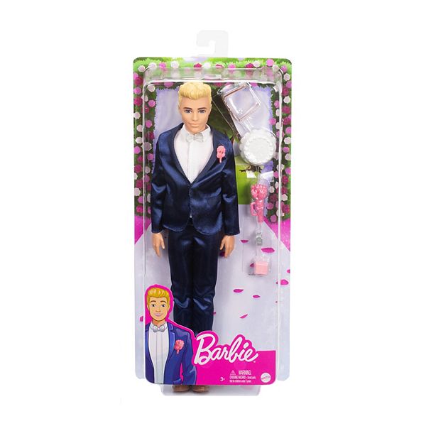 Rally traagheid atomair Barbie® Ken Groom Wedding Doll and Accessories Set