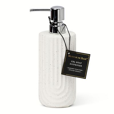 専用BASE SOAP MAISON DE BASE Ceramic Ribbed Soap Dispenser