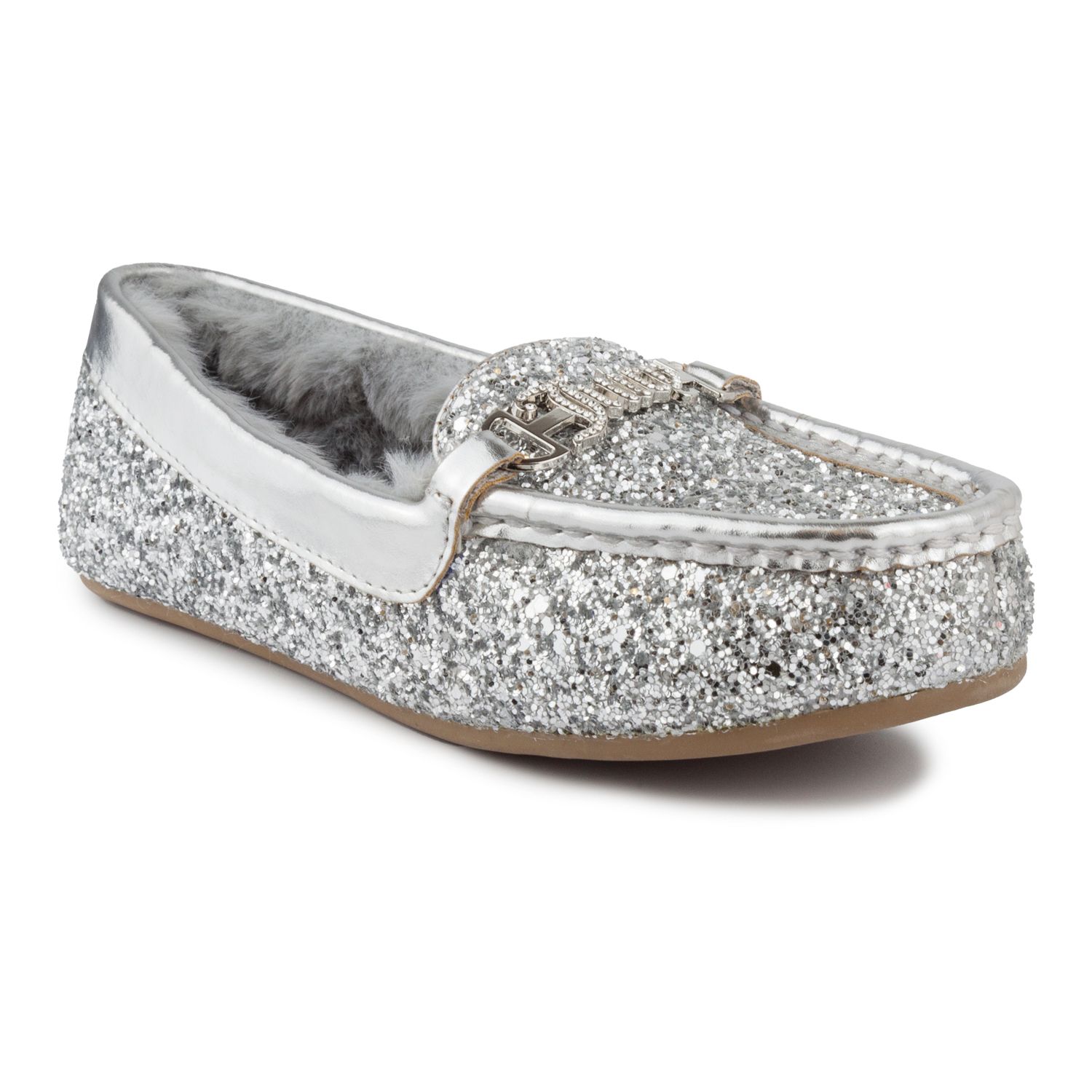 womens sparkly moccasins