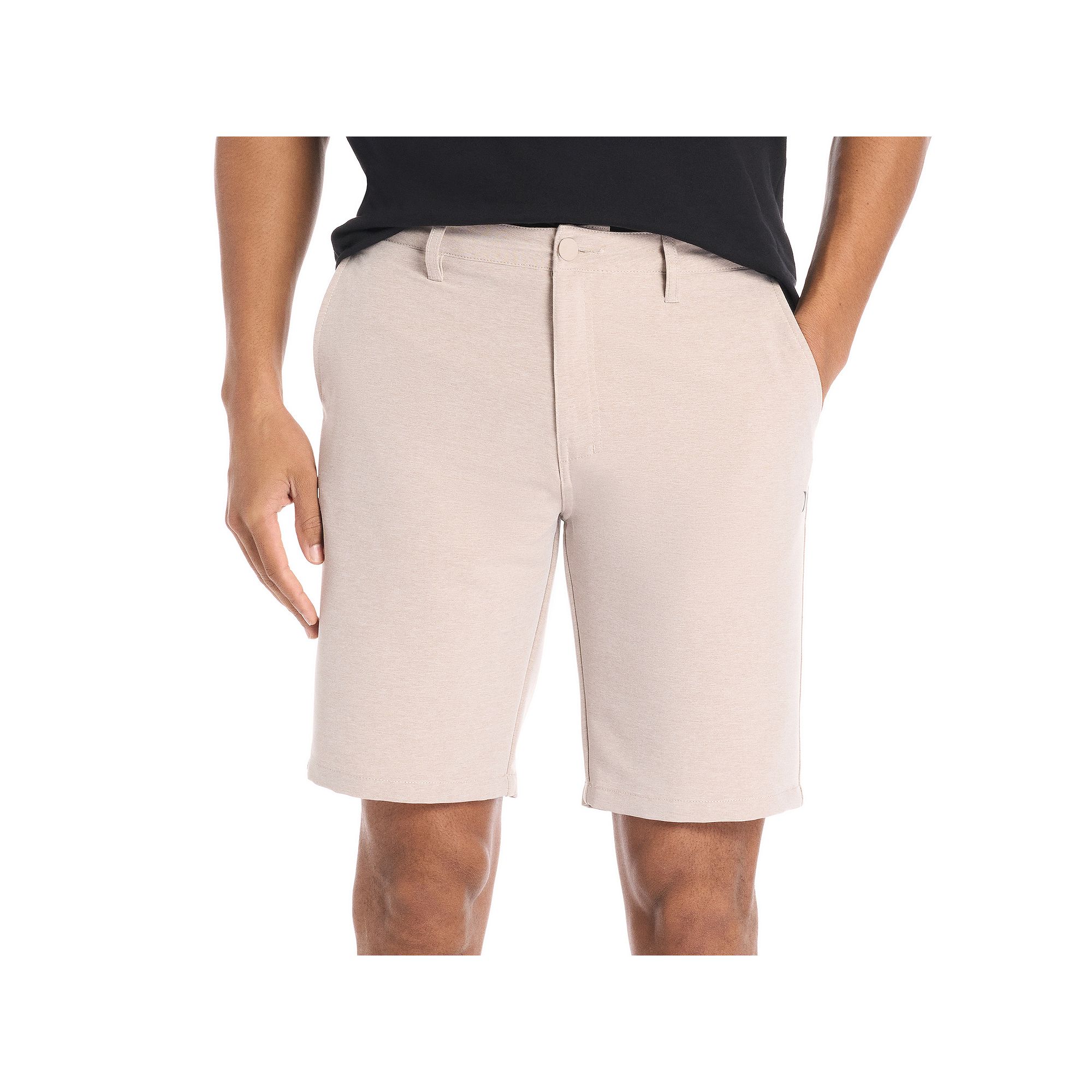 Mens Hurley 4-Way Stretch Walking Shorts, Size: 28, Green