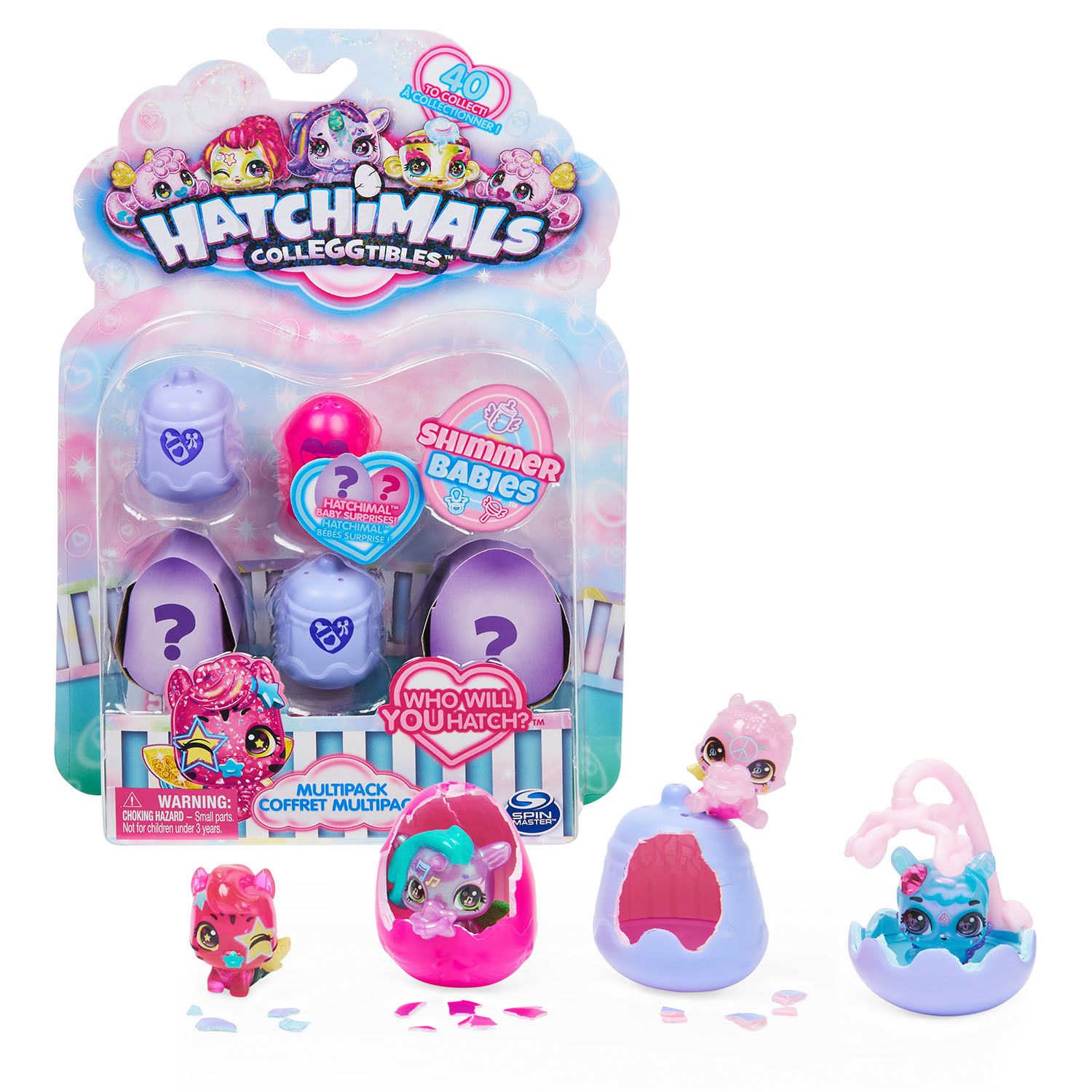 Image for Hatchimals CollEGGtibles Shimmer Babies Multipack with 4 Characters and Surprise Accessory at Kohl's.