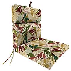 Greendale Home Fashions Indoor Reversible Corduroy Chair Pad (2-Pack), Buff