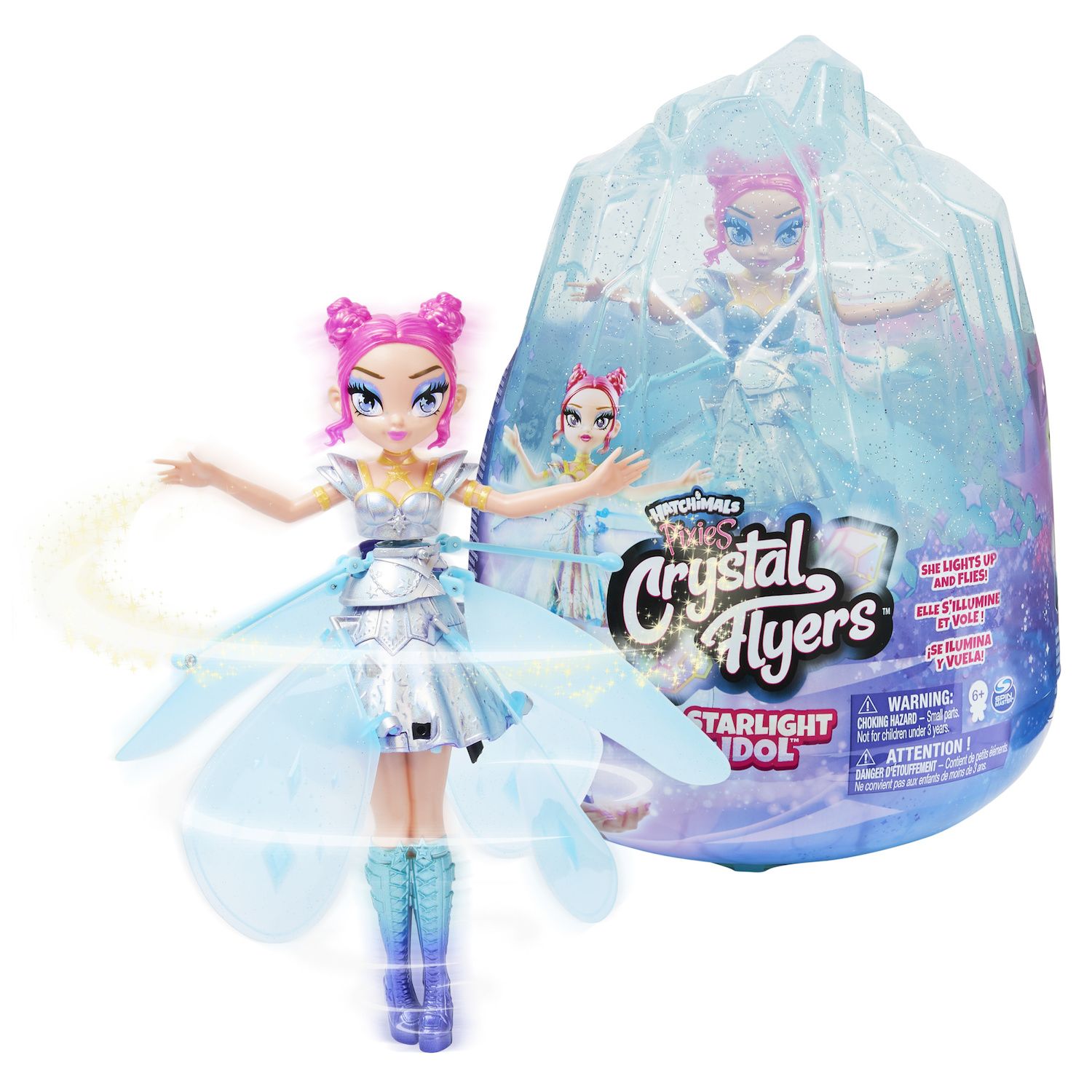 Image for Hatchimals Pixies Crystal Flyers Starlight Idol Magical Flying Pixie Toy at Kohl's.
