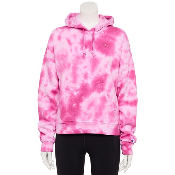 Women s Champion Tie Dye Relaxed Fleece Hoodie