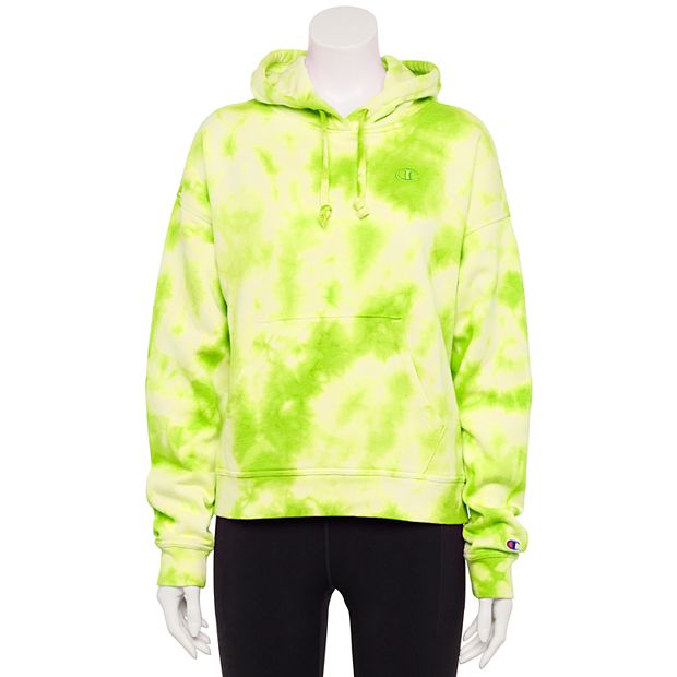 Champion sweater lime green zone best sale