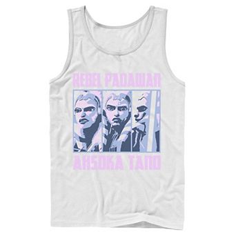 Men's Star Wars: The Clone Wars Ahsoka Tano Rebel Padawan Panels Tank Top