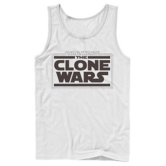 Men's Star Wars Clone Wars Logo Tank Top