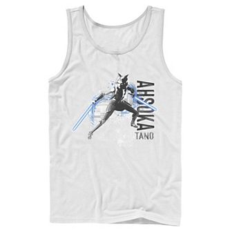 Men's Star Wars: The Clone Wars Ahsoka Tano Lightsaber Action Tank Top