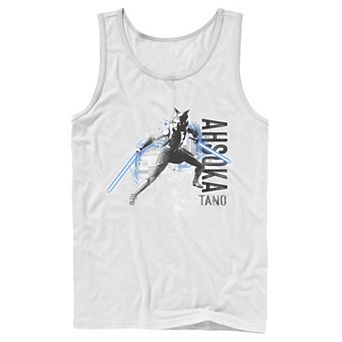 Men's Star Wars: The Clone Wars Ahsoka Tano Lightsaber Action Tank Top