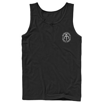 Men's Star Wars The Mandalorian Bounty Hunter Stamp Tank Top