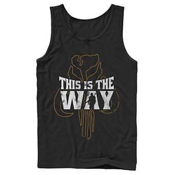 Men's Star Wars The Mandalorian This Is The Way Mythosaur Overlay Tank Top