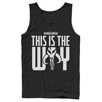Men's Star Wars The Mandalorian This Is The Way Mythosaur Block Tank Top