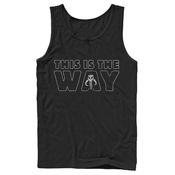 Men's Star Wars The Mandalorian This Is The Way Mythosaur Tank Top