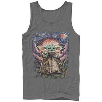 Men's Star Wars The Child Starry Night Graphic Tank Top