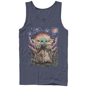 Men's Star Wars The Child Starry Night Graphic Tank Top