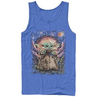 Men's Star Wars The Child Starry Night Graphic Tank Top