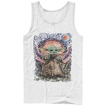 Men's Star Wars The Child Starry Night Graphic Tank Top