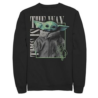 Men's Star Wars The Child The Way Poster Sweatshirt