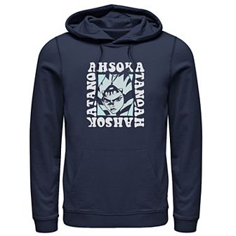 Men's Star Wars Ahsoka Groovy Box Poster Hoodie