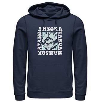 Men's Star Wars Ahsoka Groovy Box Poster Hoodie