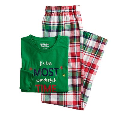 Men's Jammies For Your Families® Christmas Kitsch "Wonderful Time of The Year" Pajama Set