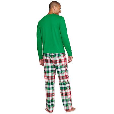 Men s Jammies For Your Families Christmas Kitsch Wonderful Time of The Year Pajama Set