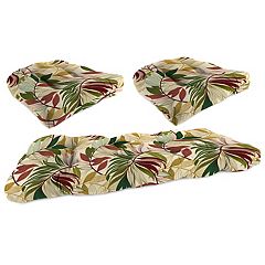 Jordan manufacturing outdoor patio deals wicker chair cushion set