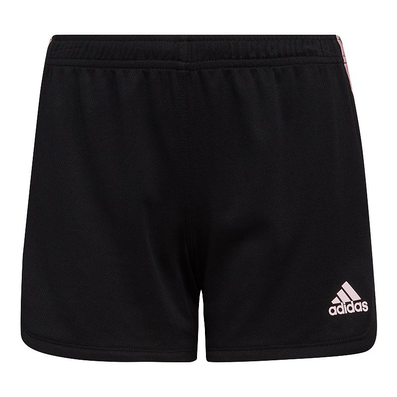 Girls 7-16 adidas 3-Stripe Mesh Shorts, Girls, Size: Small, Oxford