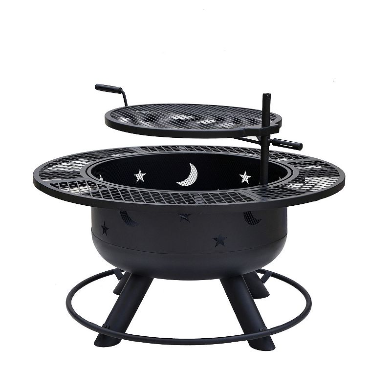 62790316 Bond Nightstar Grill Fire Pit, Black sku 62790316