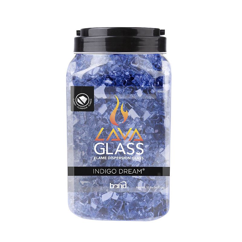 Bond Classic Cut Lava Glass, Blue
